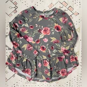 Toddle Floral Tunic Top